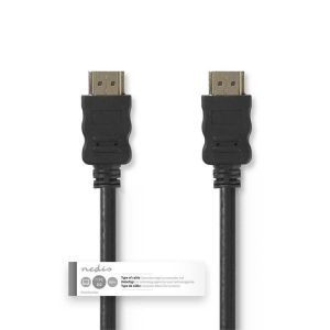 High Speed HDMIâ¢-kabel med Ethernet | HDMIâ¢-stik - HDMIâ¢-stik | 1,0 m | Sort